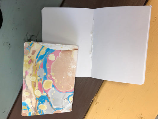 3.5''x5'' Hand-marbled Notebooks