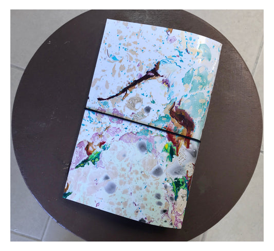 5.15''x8'' Marbled cover notebook